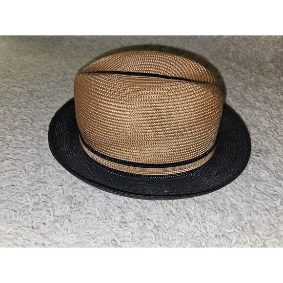 Stacy Adams Pinch Front Spring/Summer Fedora Breathable Hat Size Small - Picture 2 of 4